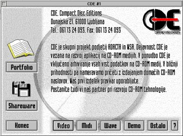 CDE#1 Catalog Player CDE#1 Catalog Player